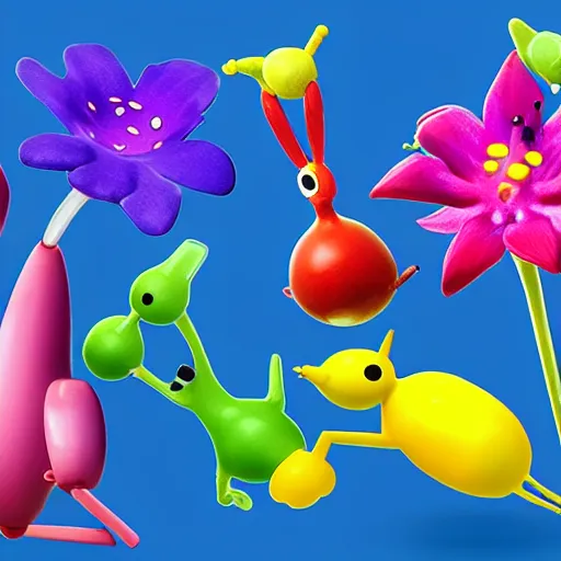 Prompt: pikmin game