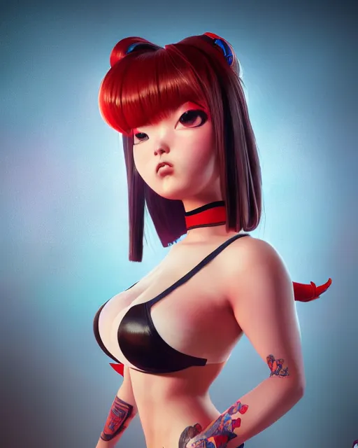 Prompt: an epic comic book style full body portrait painting of sexy kasumi, elegant, character design by Mark Ryden and Pixar and Hayao Miyazaki, unreal 5, DAZ, hyperrealistic, octane render, cosplay, RPG portrait, dynamic lighting, intricate detail, summer vibrancy, cinematic