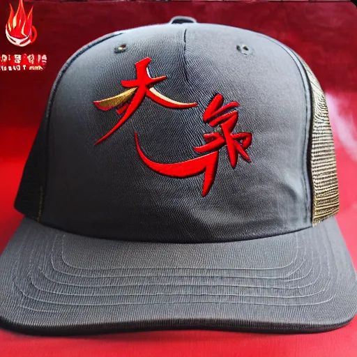 Image similar to china red dragon mark on hat