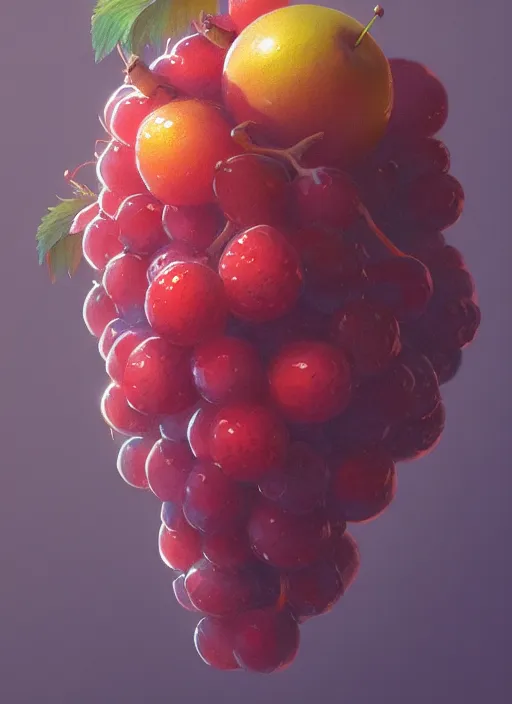 Prompt: a post - picture of a new delicious fruit vibrant color scheme, highly detailed, in the style of romanticism, cinematic, artstation, moebius, greg rutkowski