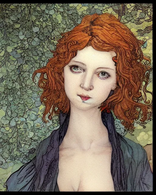 Image similar to http://www.rleveille.com/uploads/8/3/1/7/8317777/682548_orig.jpg girl painted by Rebecca guay