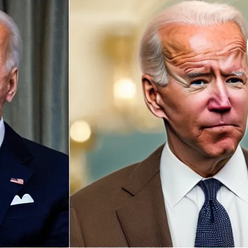 Image similar to Promotional image of Joe Biden as Michael Keaton in the film Birdman (2014)