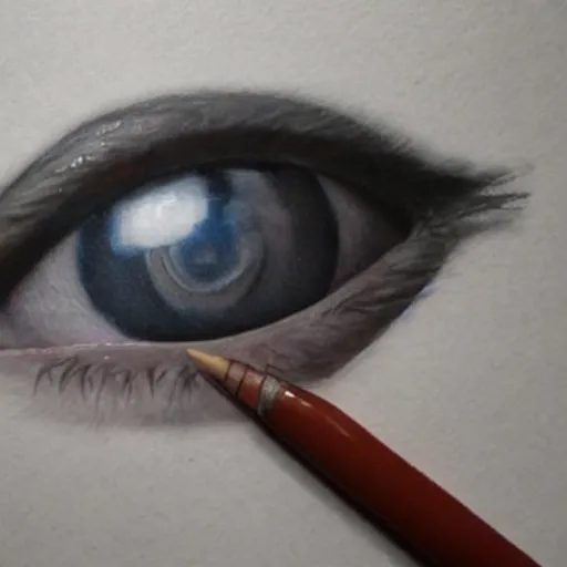 Image similar to hyper realistic dragons eye