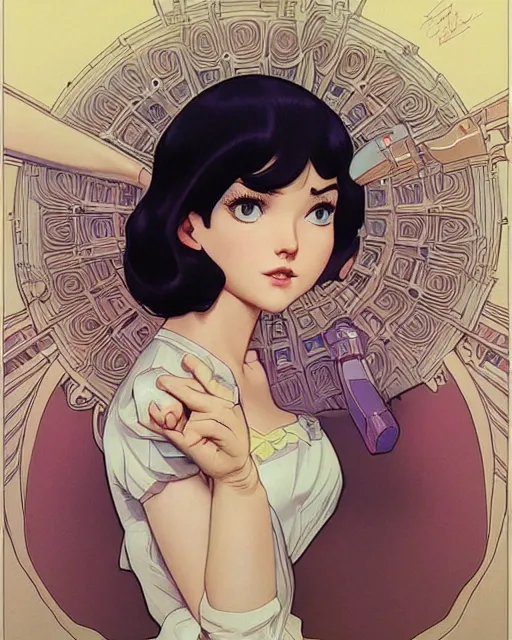 Image similar to if gene belcher was a real boy, beautiful shadowing, 3 d shadowing, reflective surfaces, 8 k, beautifully detailed pencil illustration, intricate, epic composition, masterpiece, bold complimentary colors. stunning masterfully illustrated by artgerm, range murata, alphonse mucha