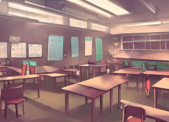 School Anime Scenery Background Wallpaper | Anime background, Anime  classroom, Episode interactive backgrounds