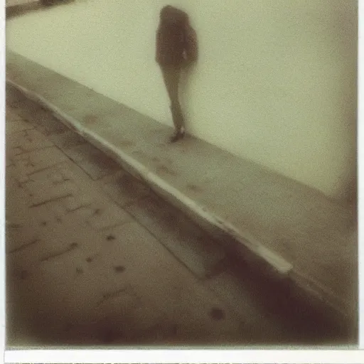 Image similar to polaroid of loneliness dream