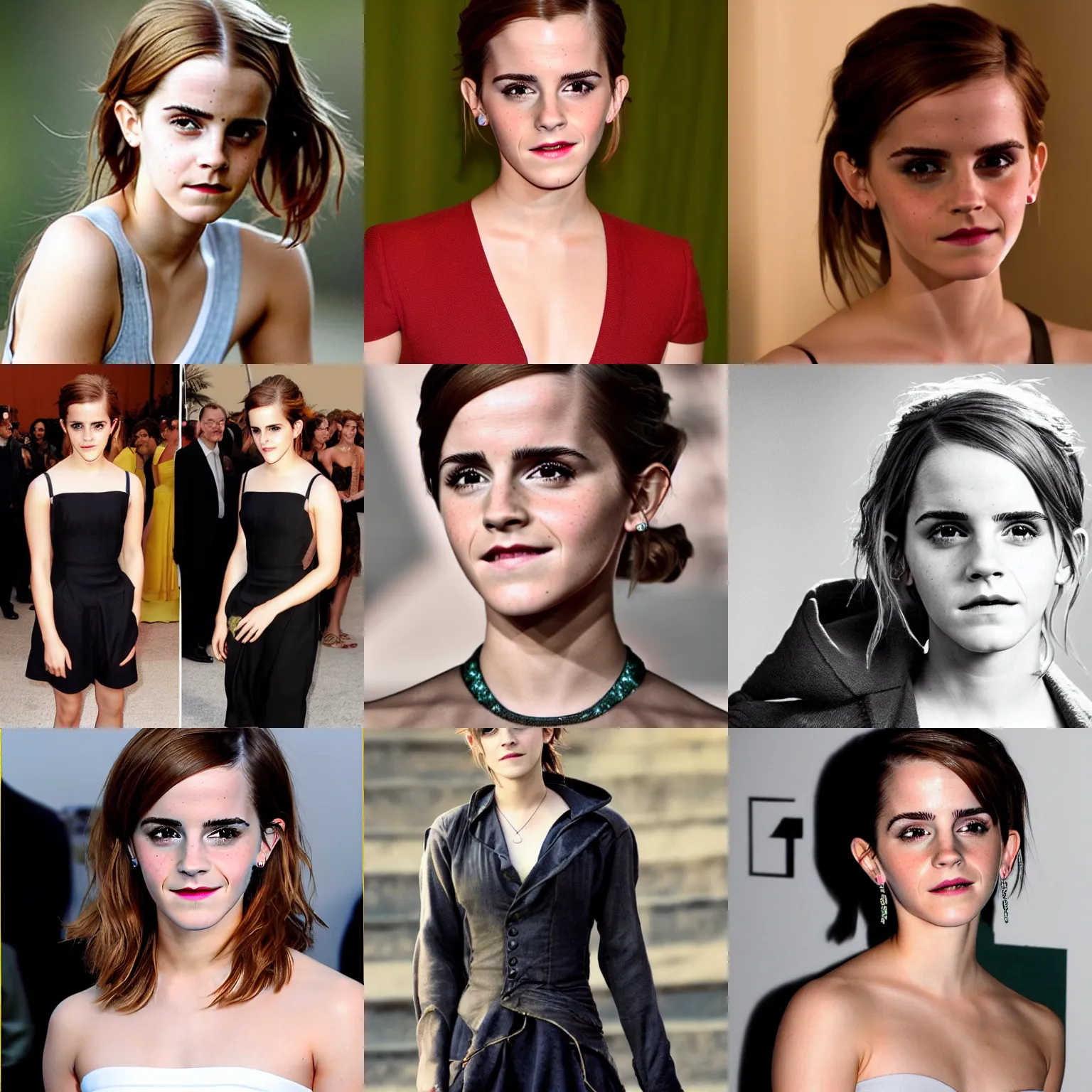 Prompt: emma watson as emma watson as emma watson, emma watson