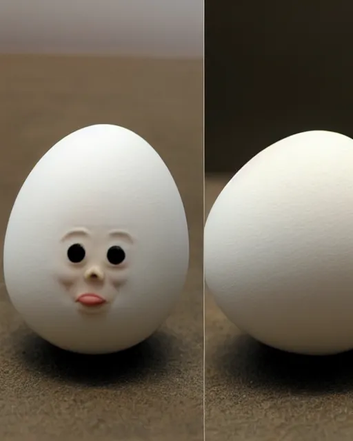 Image similar to an egg looking like boris johnson