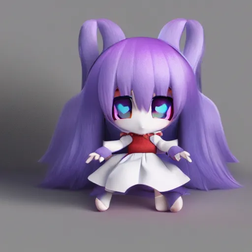 Prompt: cute fumo plush of a girl who has traded her soul for infinite power, vray