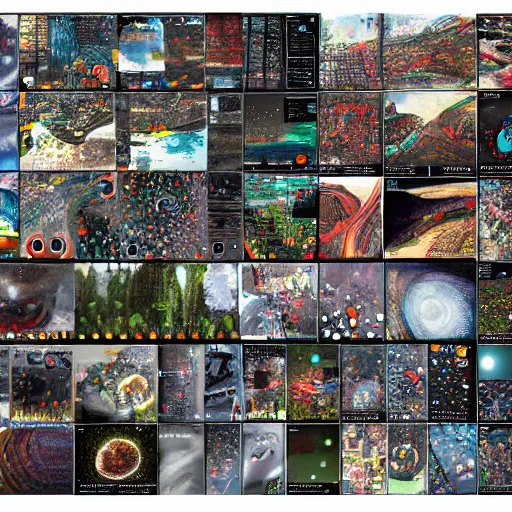 Image similar to an open ai generating millions of pictures for thousands of humans, ultra detailed, 8 k, trending on artstation, award - winning art,