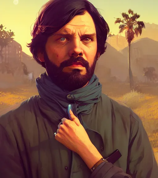 highly detailed portrait nitsche in gta v, stephen | Stable Diffusion ...