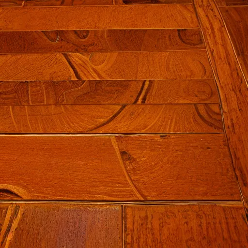 Prompt: photograph, fractal patterns in hardwood floor, home interior