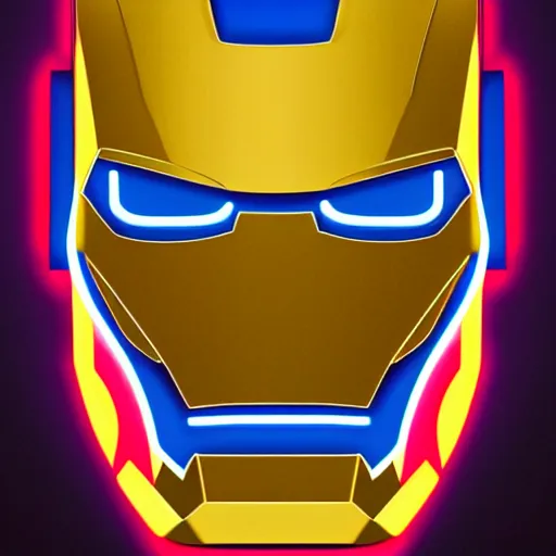 Prompt: mosaic portrait of iron man with robot ears by Saimir Strati, 4k, intricate details, neon lights