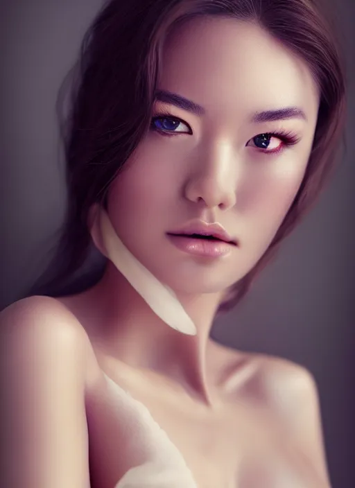 Image similar to a gorgeous female photo, professionally retouched, soft lighting, realistic, smooth face, full body shot, torso, dress, perfect eyes, wide angle, sharp focus on eyes, 8 k, high definition, insanely detailed, intricate, elegant, artgerm and jason chan and mark litvokin