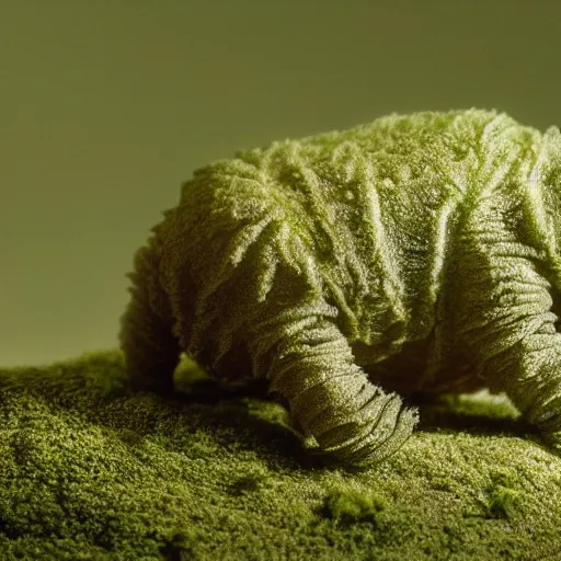 Image similar to Tardigrade-Moss-Piglet electron microscope capture, 4k, HD, Science Monthly photography