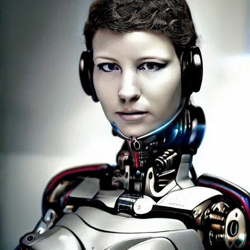 Prompt: portrait photo of a beautiful female cyborg (((((((((((((((((((((((((((((((((((((((((((((((((((((((((((((((from 1920))))))))))))))))))))))))))))))))))))))))))))))))))))))))))))))