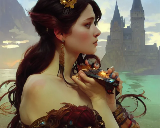 Image similar to photography of andrew macara, deep focus, d & d, fantasy, intricate, elegant, highly detailed, digital painting, artstation, concept art, matte, sharp focus, illustration, hearthstone, art by artgerm and greg rutkowski and alphonse mucha