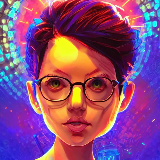 Image similar to skill magic geek inside matrix deepdream radiating a glowing aura stuff loot legends stylized digital illustration video game icon artstation lois van baarle, ilya kuvshinov, rossdraws,