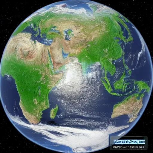 Image similar to map of the earth in the year 3022