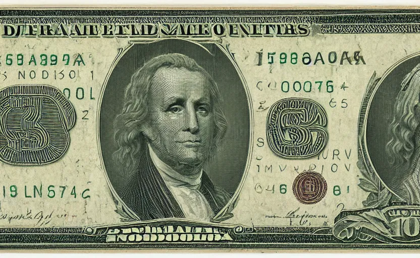 Image similar to rectangular photograph of three dollar u. s. currency note