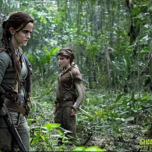 Image similar to Still of Emma Watson in Avatar movie, blue