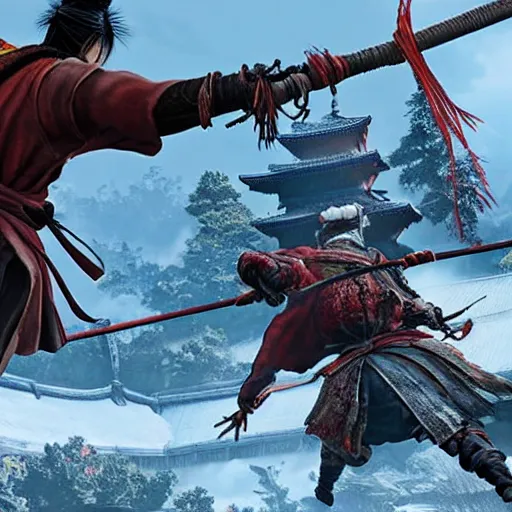 Image similar to a never seen before screenshot of sekiro