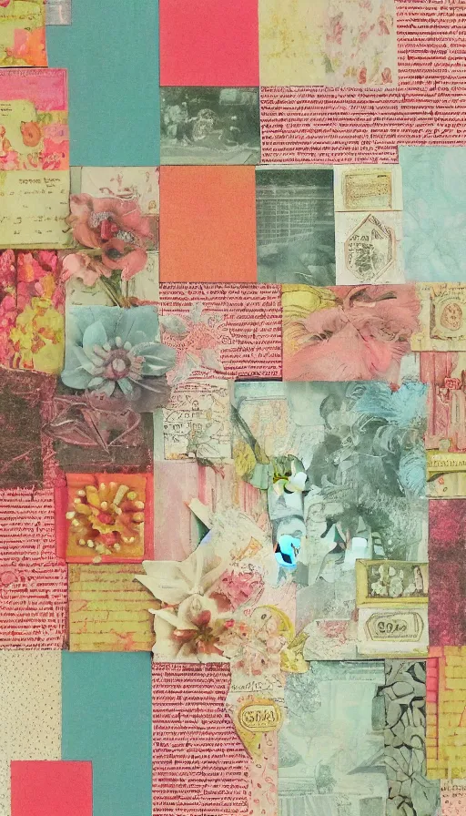 Image similar to a scrapbook by bhare art, superrare trending, scrapbook paper collage, sharp focus, soft light