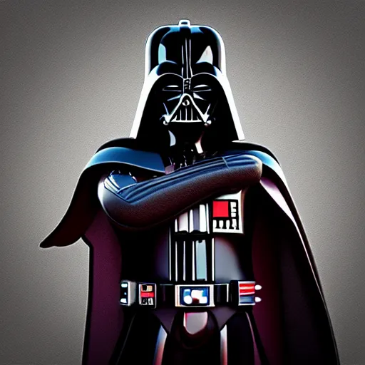 Prompt: “Pixar darth Vader.cute.3d render. Highly detailed”