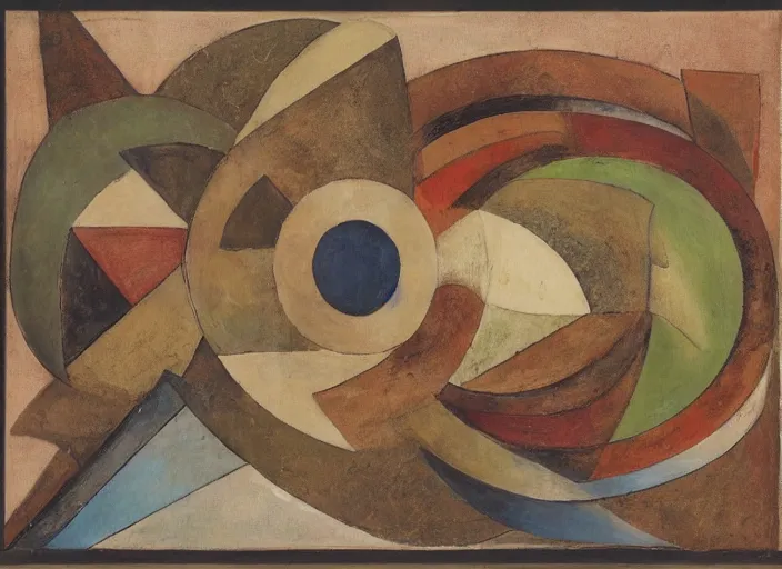 Image similar to an artwork by kurt schwitters, organic shapes, earth colors