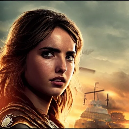 Prompt: Ana de Armas as amazon warrior hyper realistic 4K quality