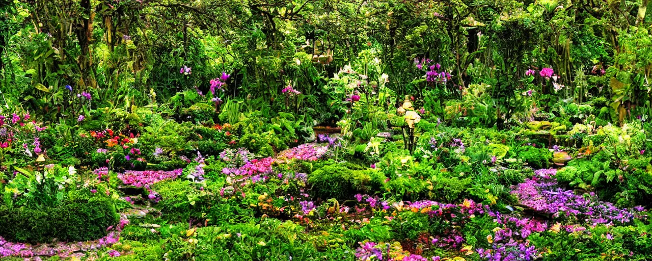 Image similar to enchanted garden