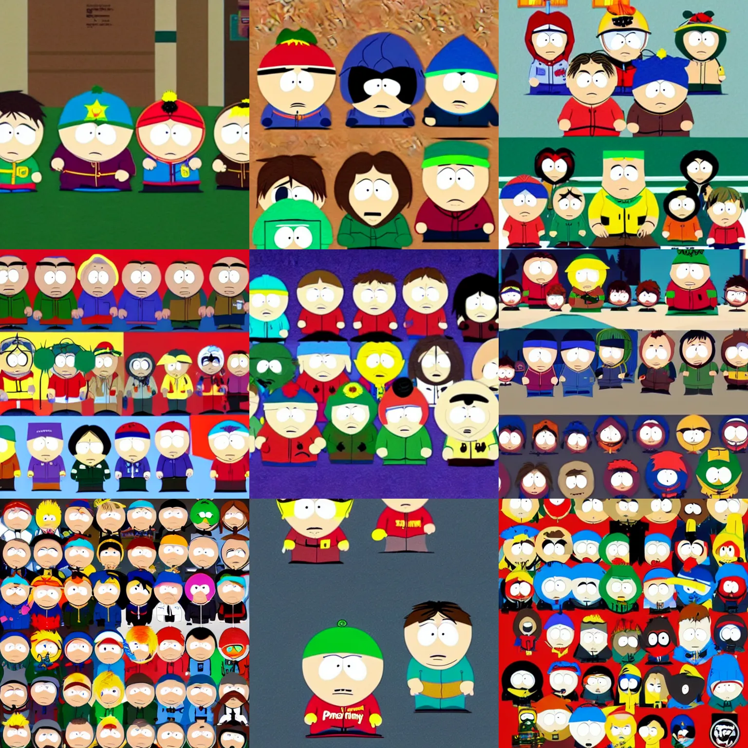 Prompt: South Park if it was made by Disney, Disney animation, South Park style