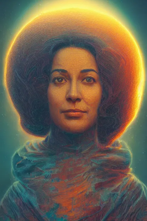 Image similar to paramahansa yogananda, photo, portrait, 3d, high details, intricate details, by vincent di fate, artgerm julie bell beeple, 90s, Smooth gradients, octane render, 8k, volumetric lightning, High contrast, duo tone, depth of field, very coherent symmetrical artwork