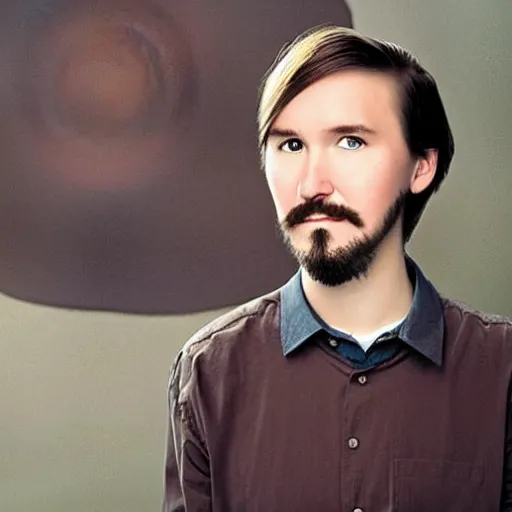 Image similar to photo of the lovechild of wil wheaton and paul dano