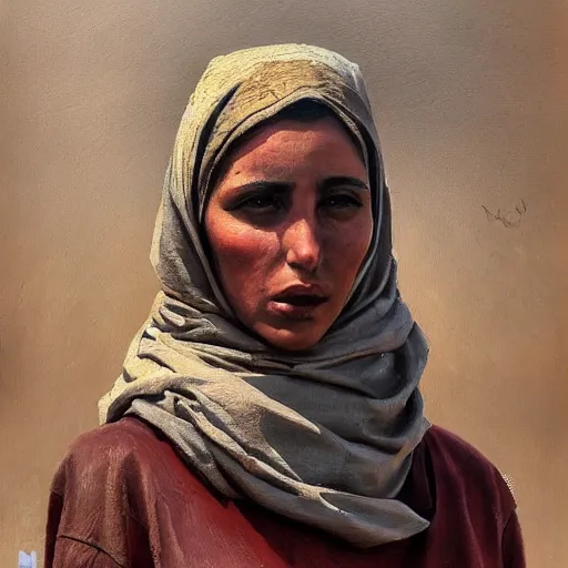 Image similar to a beautiful portrait painting of life in north africa, masterpiece by famous artist nasreddine dinet, artstation