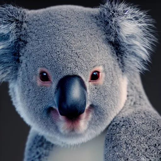 Image similar to koala as a ninja, award winning creature portrait photography, extremely detailed, artstation, 8 k, sensual lighting, incredible art, wlop, artgerm