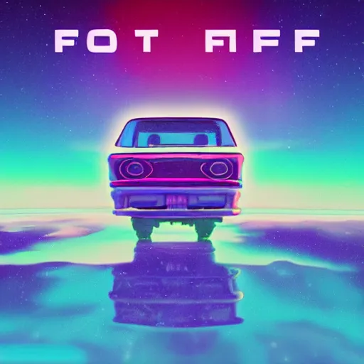 Image similar to lofi vaporwave retro futurism album artwork