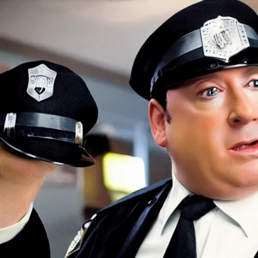 Image similar to mike myers as kevin james in paul blart : mall cop, movie still