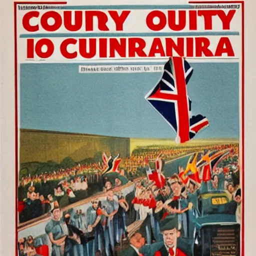 Prompt: advertisement for the country of australia for sale propaganda