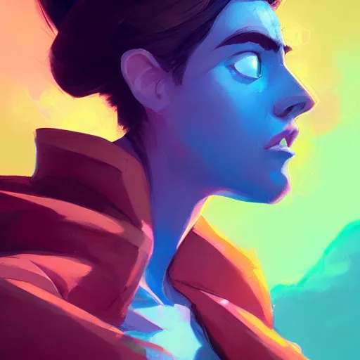 Image similar to profile portrait, maya ali mage, gloomhaven, dynamic lighting, gaudy colors, octane render aesthetic, matte painting concept art, official fanart behance hd artstation by jesper ejsing, by rhads and makoto shinkai and lois van baarle and ilya kuvshinov and rossdraws