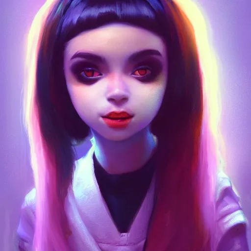 Image similar to A portrait of a Panda-Girl, huggy wuggy from poppy playtime video game, fullbody, ultra high detailed, glowing lights, oil painting, Greg Rutkowski, Charlie Bowater, Beeple, unreal 5, DAZ, hyperrealistic, octane render, RPG portrait, dynamic lighting, fantasy art, beautiful face