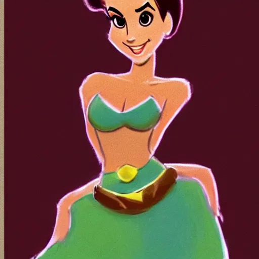 Image similar to milt kahl sketch of victoria justice with kim kardashian body as princess daisy from super mario bros