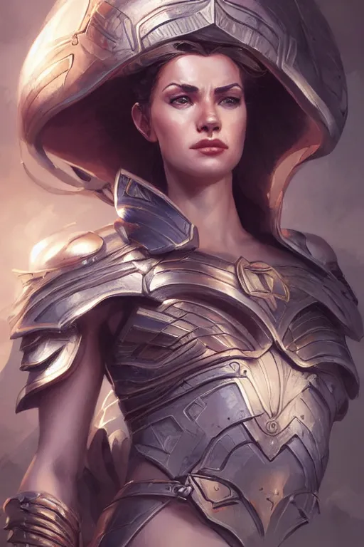 Image similar to amazon valkyrie athena, d & d, fantasy, portrait, highly detailed, headshot, digital painting, trending on artstation, concept art, sharp focus, illustration, art by artgerm and greg rutkowski and magali villeneuve