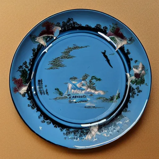 Image similar to gal godot china plate