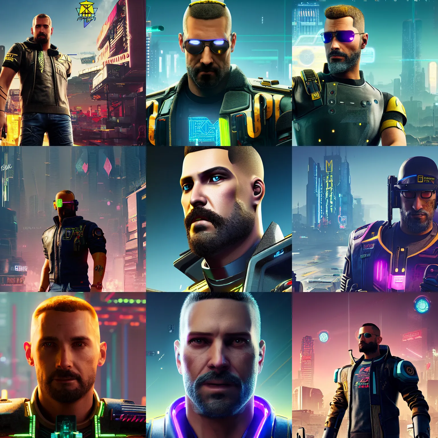 Prompt: isaac albert arthur, leader portrait in cyberpunk 2 0 7 7 3 8 4 0 x 2 1 6 0 cosmos