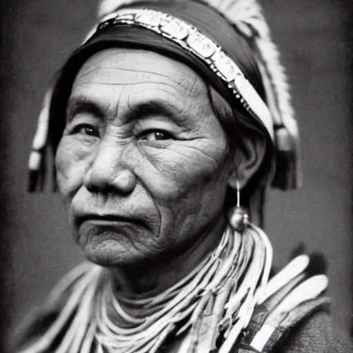 grizzled young chinese man with tribal face tattoos, Stable Diffusion