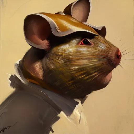 Image similar to greg manchess portrait painting of partially armored doormouse from alice in wonderland as overwatch character, medium shot, asymmetrical, profile picture, organic painting, sunny day, matte painting, bold shapes, hard edges, street art, trending on artstation, by huang guangjian, gil elvgren, ruan jia, randy vargas, greg rutkowski