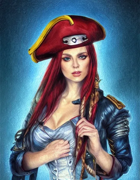 Prompt: couple. fully clothed armed female pirate captain with a male pirate partner, sun, summer, blue eyes, beauty, wisdom, love, strength, knowledge, smart, portrait, symmetrical, highly detailed, digital painting, artstation, smooth, sharp focus, illustration, strength, art by artgerm, renoir and louis theophile hingre. 8 k