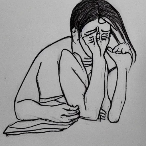 Image similar to depression drawing