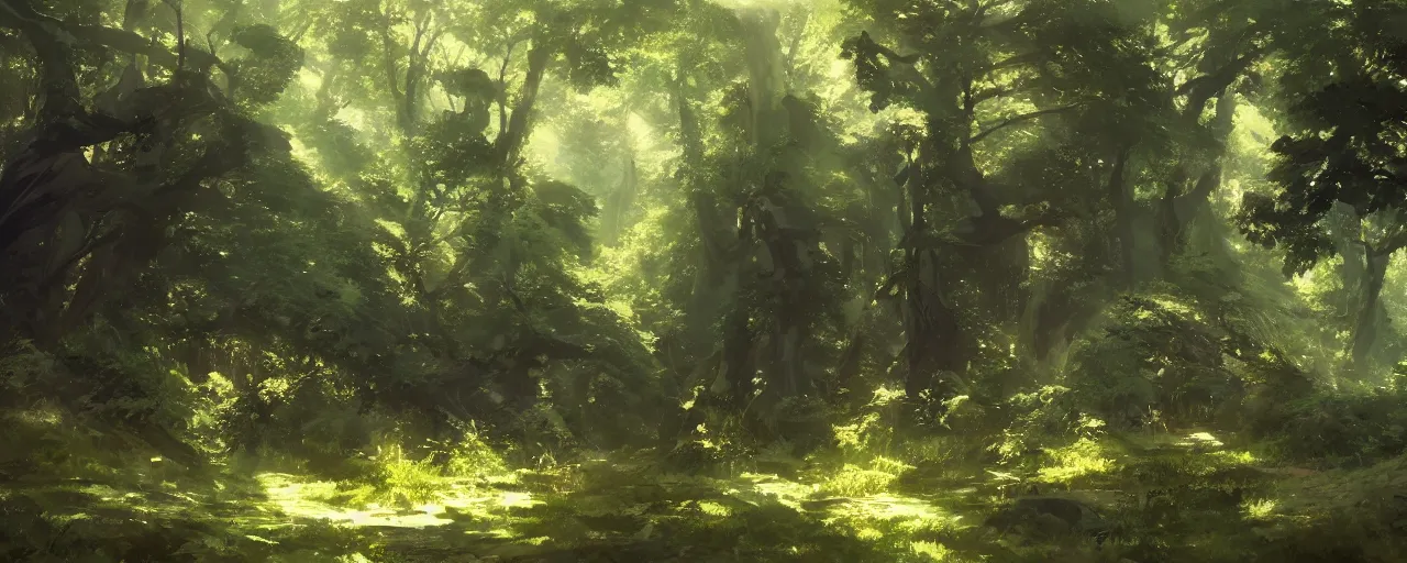 Image similar to the lush forest, trending on pixiv fanbox, painted by greg rutkowski makoto shinkai takashi takeuchi studio ghibli, eugene von guerard, ivan shishkin, john singer sargent